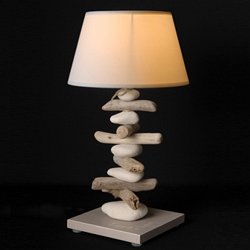 Lampe de chevet pierres