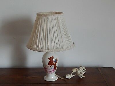 Lampe de chevet en porcelaine