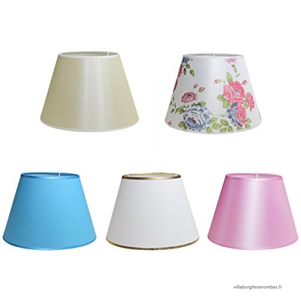 Lampe de chevet abat jour turquoise