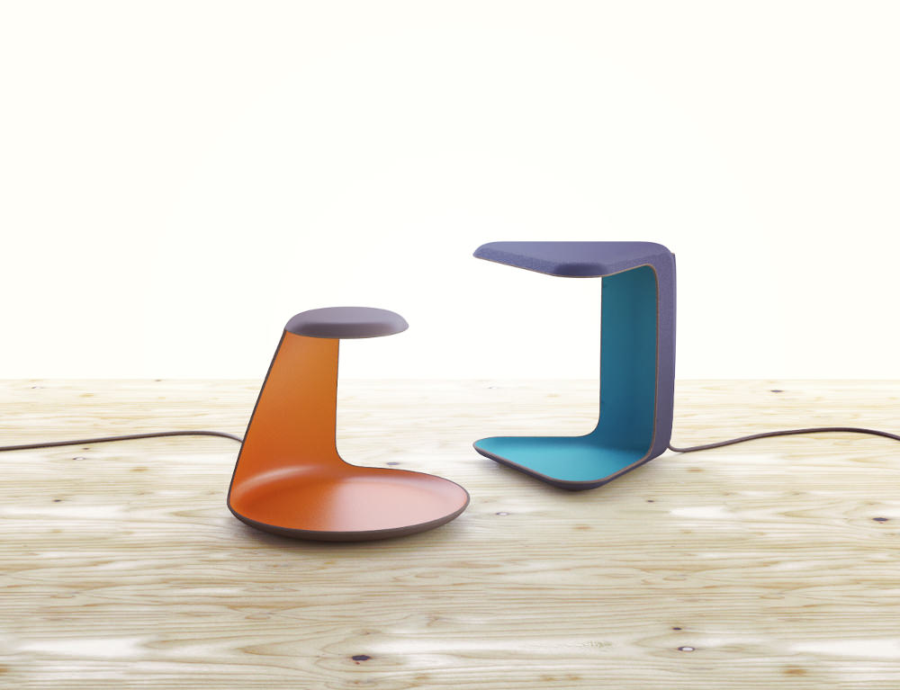 Lampe design ceramique