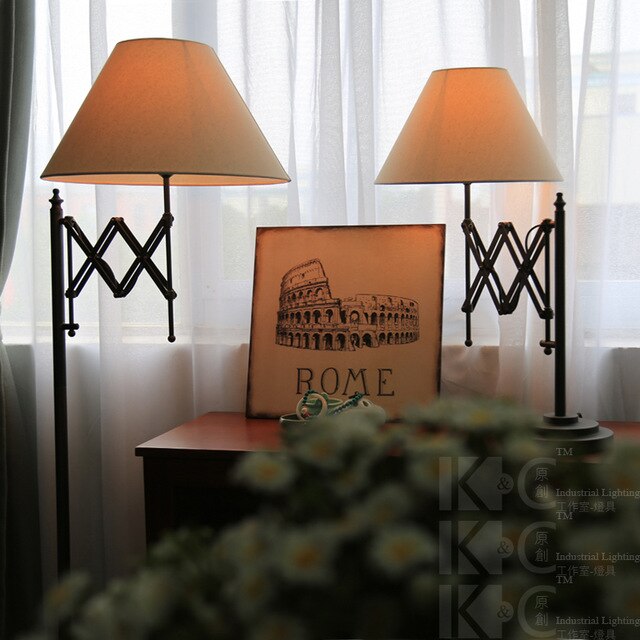 Lampadaire de salon rustique