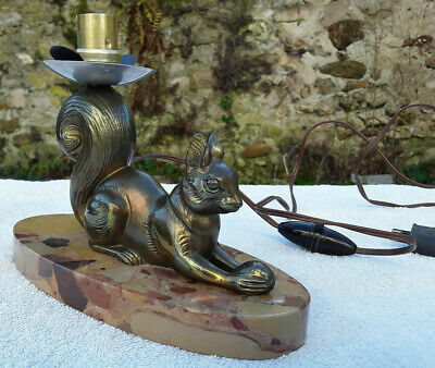Lampe de chevet ecureuil