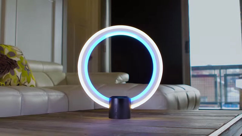 Lampe design futuriste