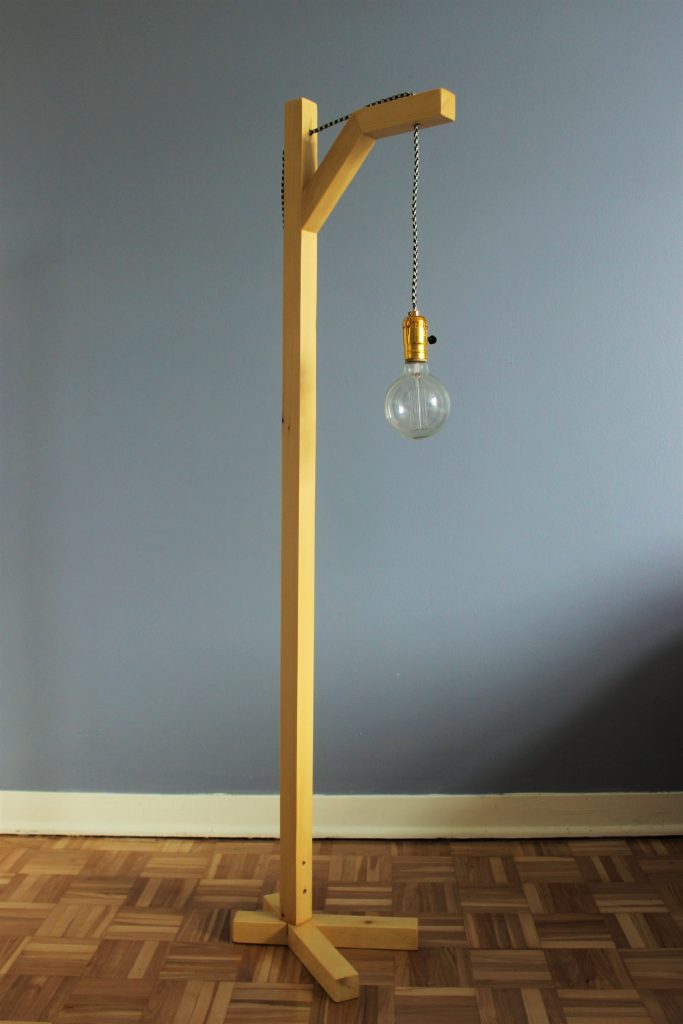 Fabriquer un lampadaire en bois