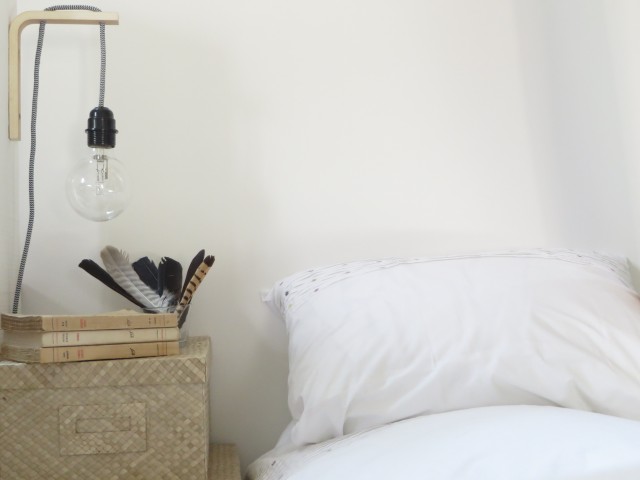Lampe de chevet diy bois