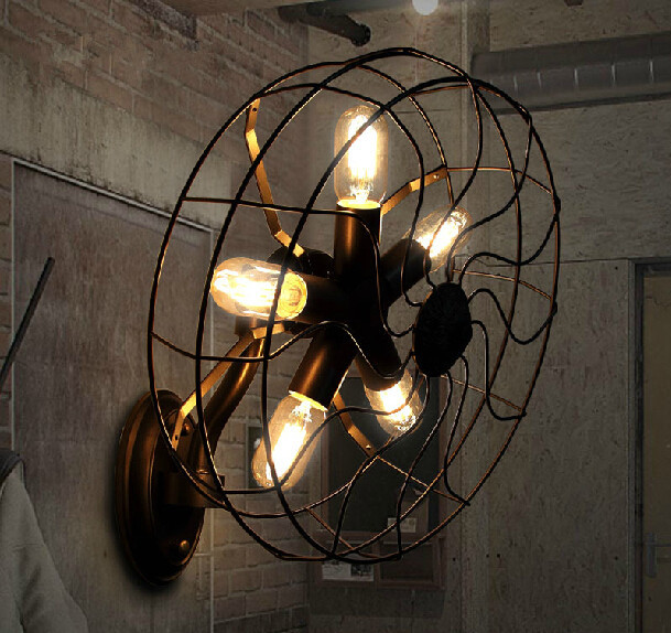 Lampe ventilateur design