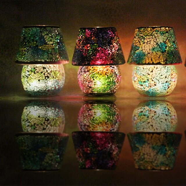 Lampe de chevet mosaique