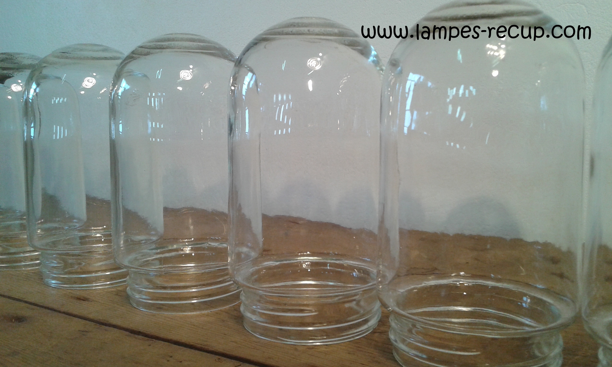 Globe en verre pour lampe de chevet