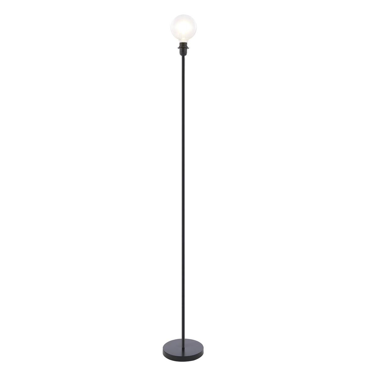 Pied lampadaire noir