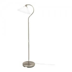 Ikea not lampadaire avec lampe de lecture plastique noir 176 cm
