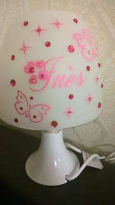 Lampe de chevet fille personnalise