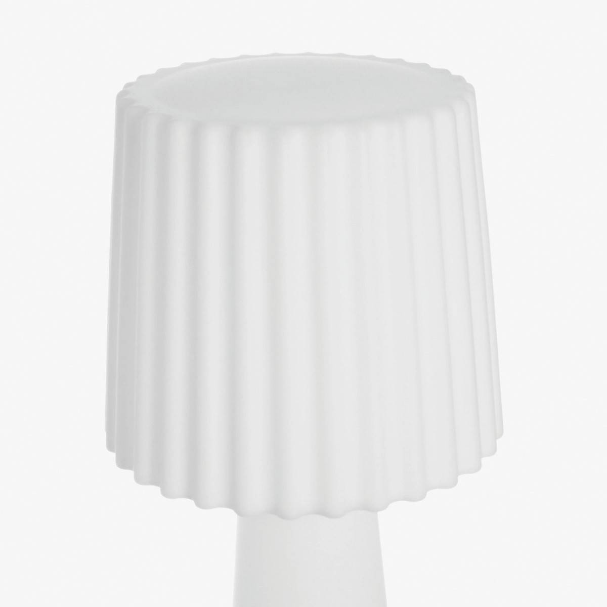 Lampadaire exterieur pvc blanc