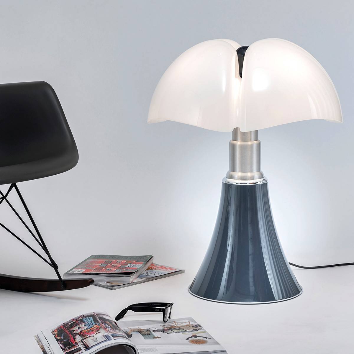 Lampe bleu design