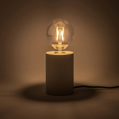 Lampe de chevet abat jour couleur taupe étoilé