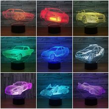 Lampe de chevet forme voiture