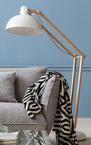 Lampadaire bois pour salon
