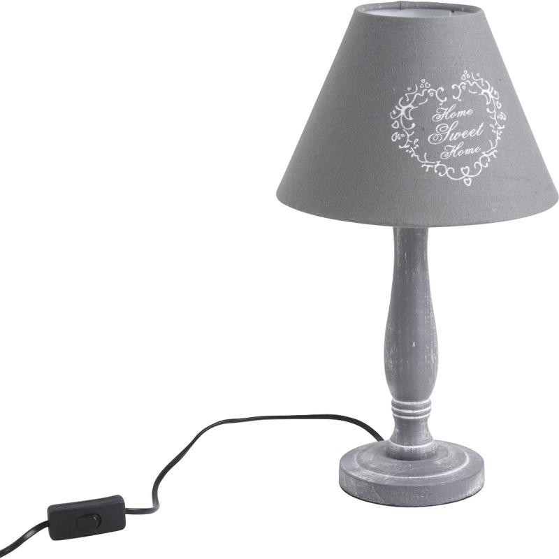 Lampe de chevet rose et gris
