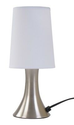Lampe de chevet blanche tactile