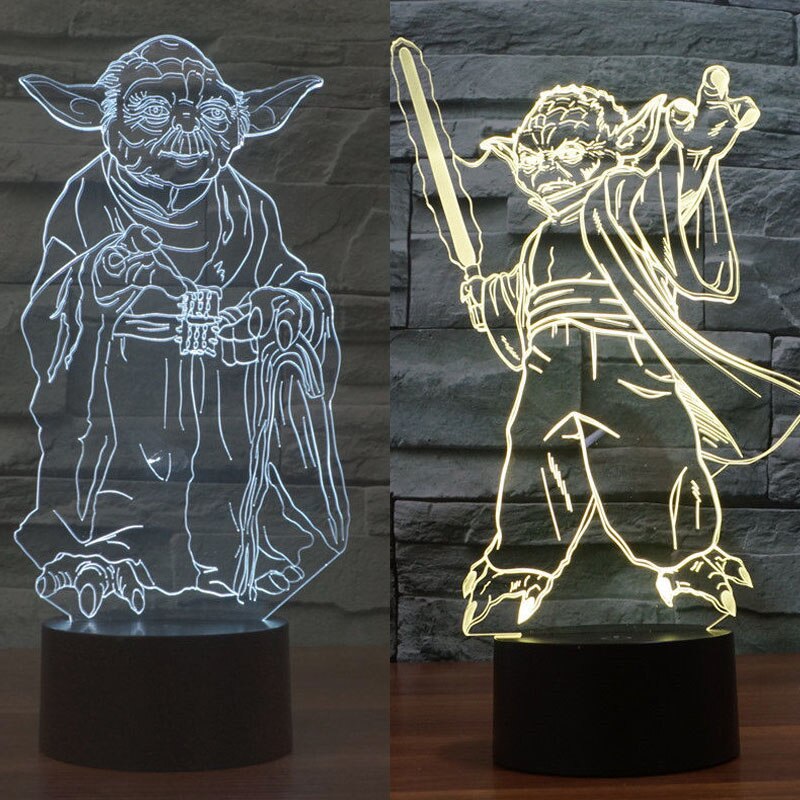 Lampe de chevet yoda