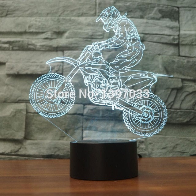 Lampe design moto