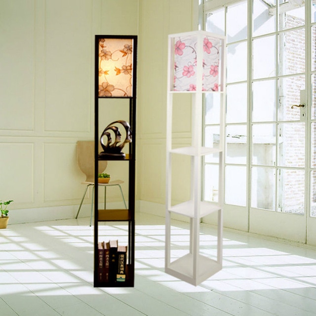 Lampadaire avec etagere
