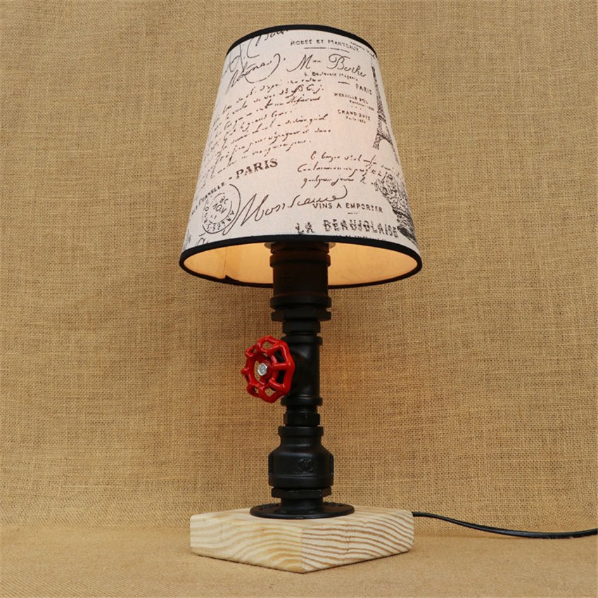Lampe de chevet industriel