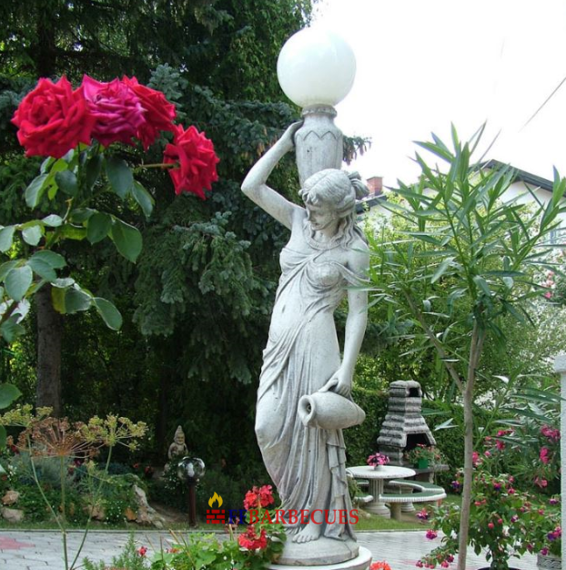 Statue lampadaire