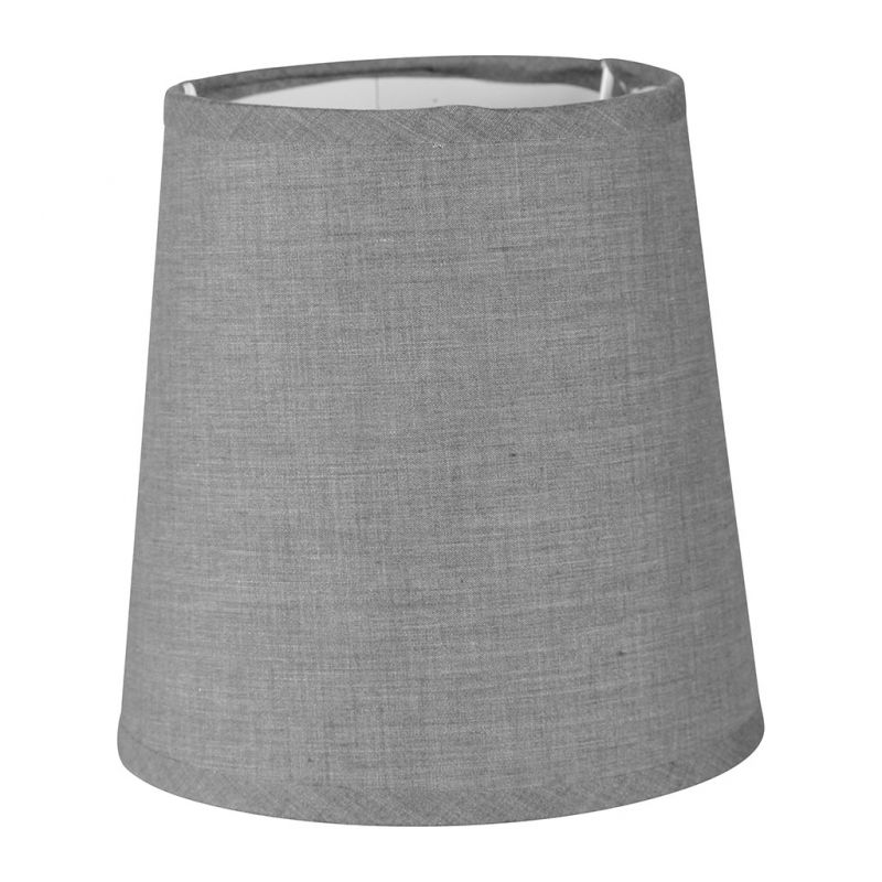 Abat jour gris lampe de chevet