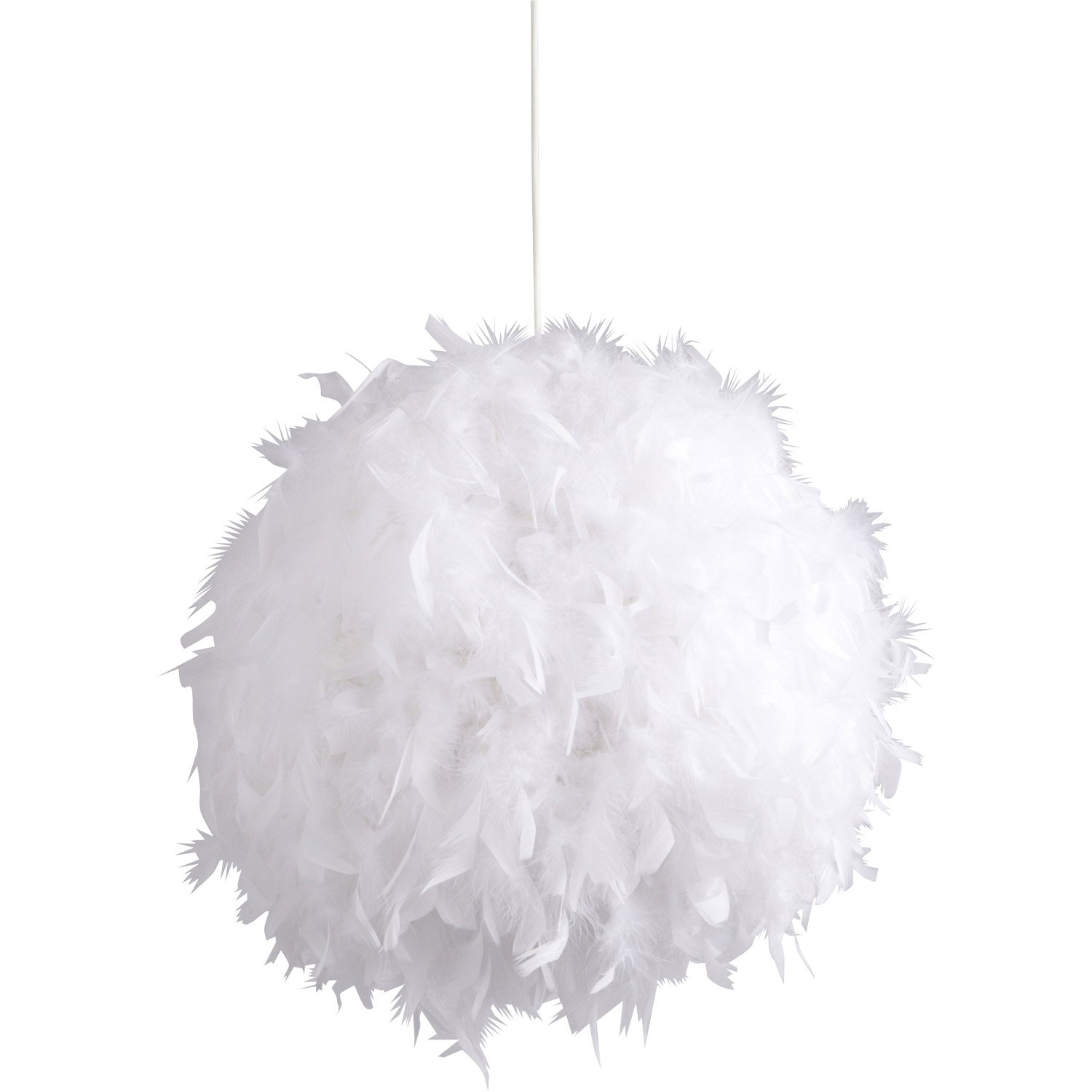 Lampe de chevet boule de plume