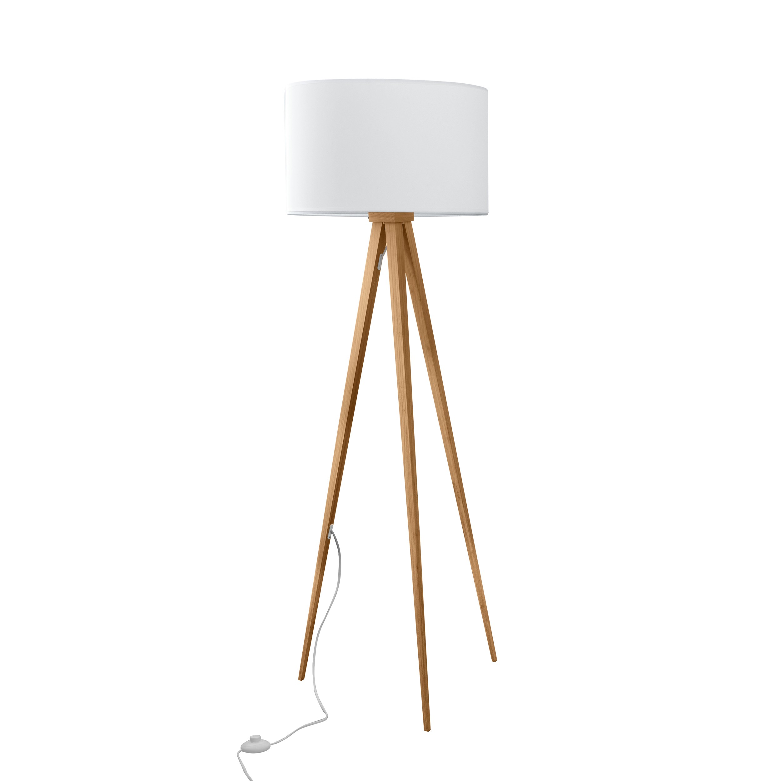 Lampadaire scandinave bois