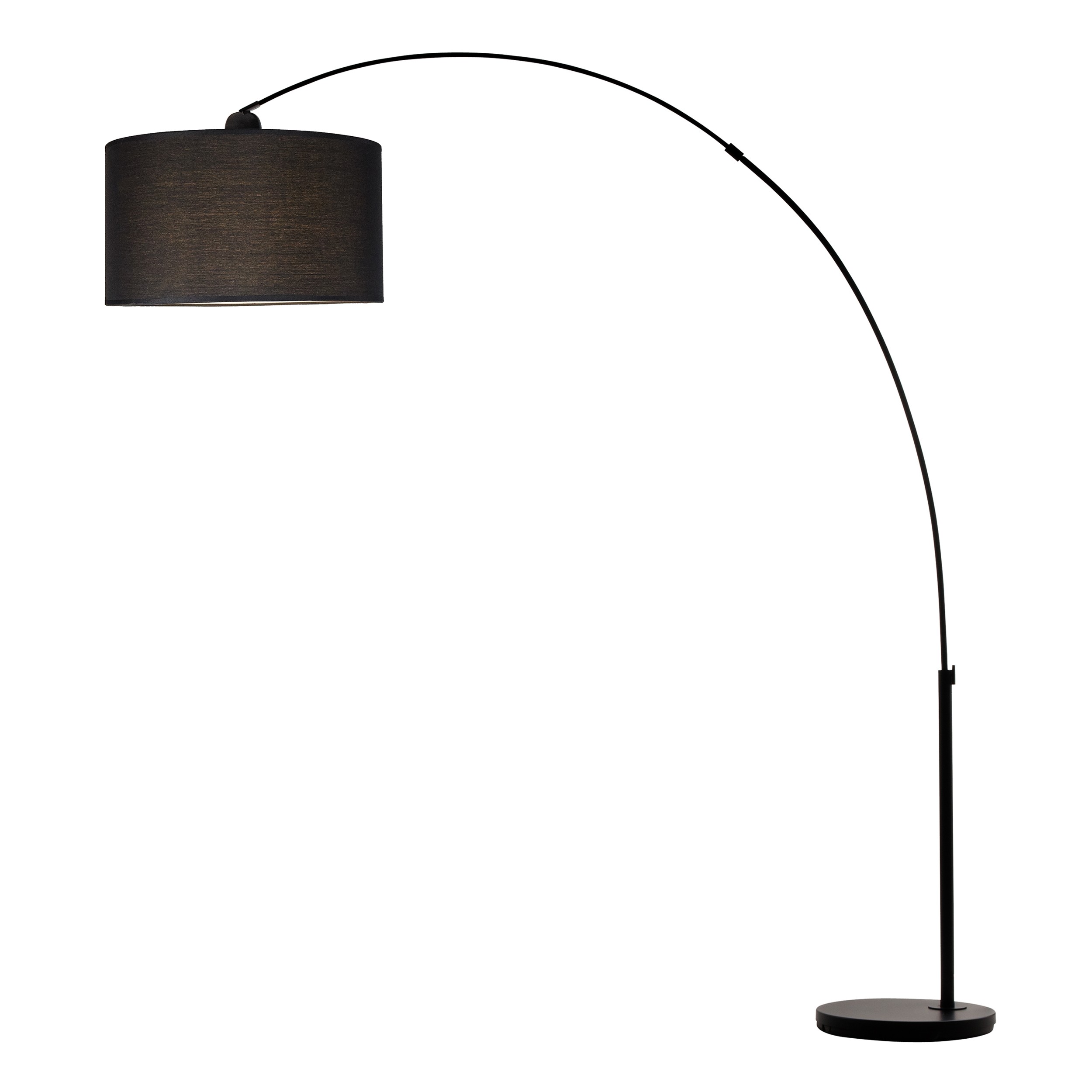 Lampadaire arceau noir