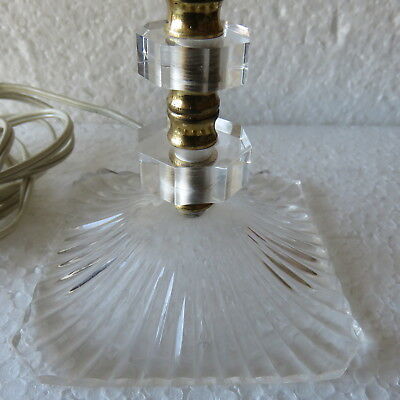 Lampe de chevet plastique transparent