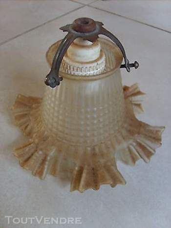 Globe verre lampe de chevet