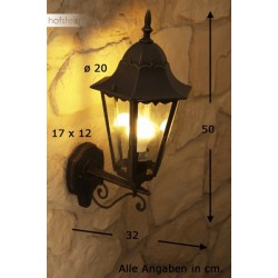 Lampadaire massive exterieur