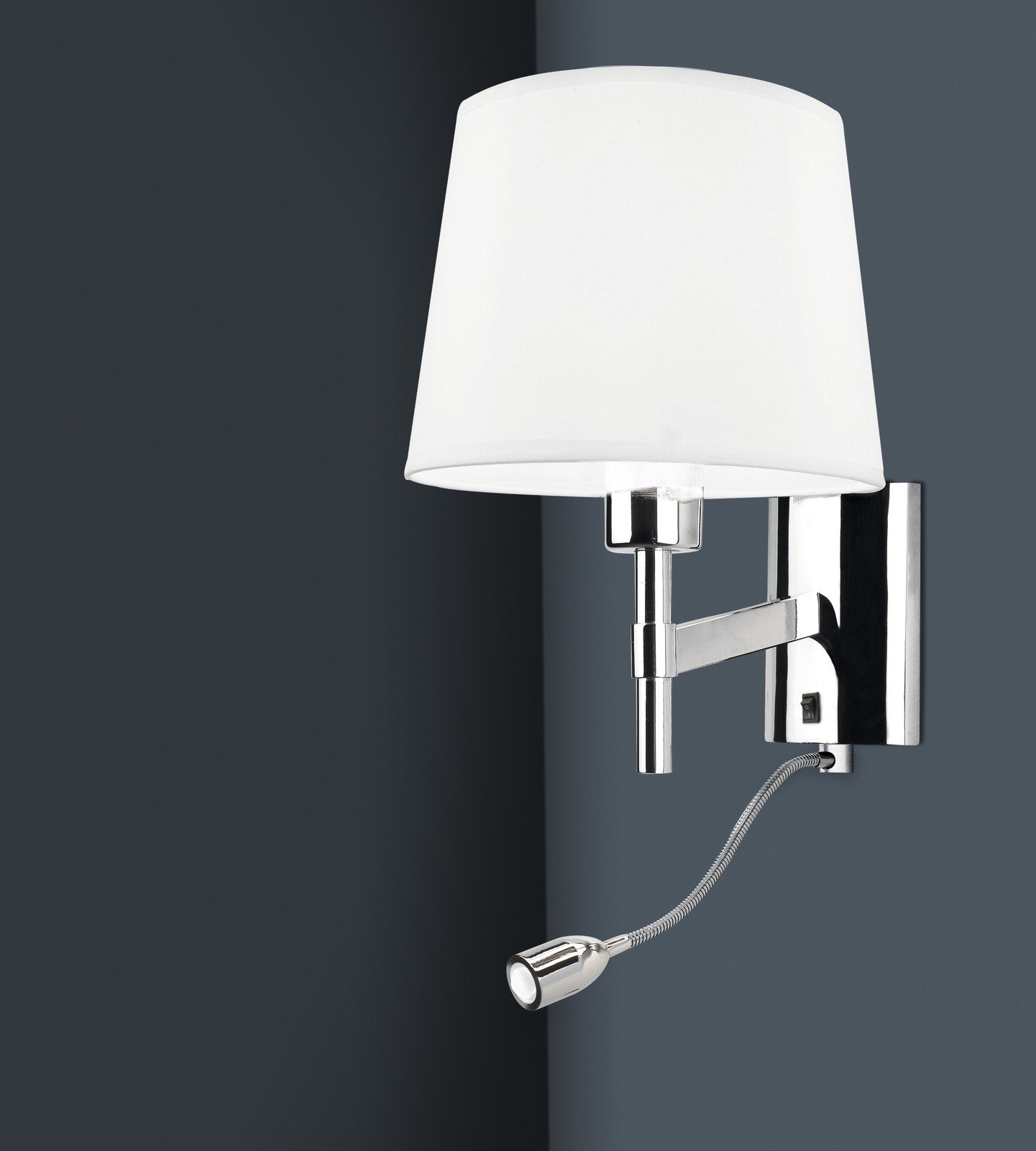 Lampe de chevet murale articulée