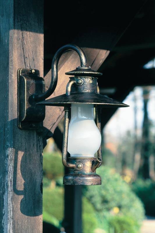 Verre lampadaire exterieur
