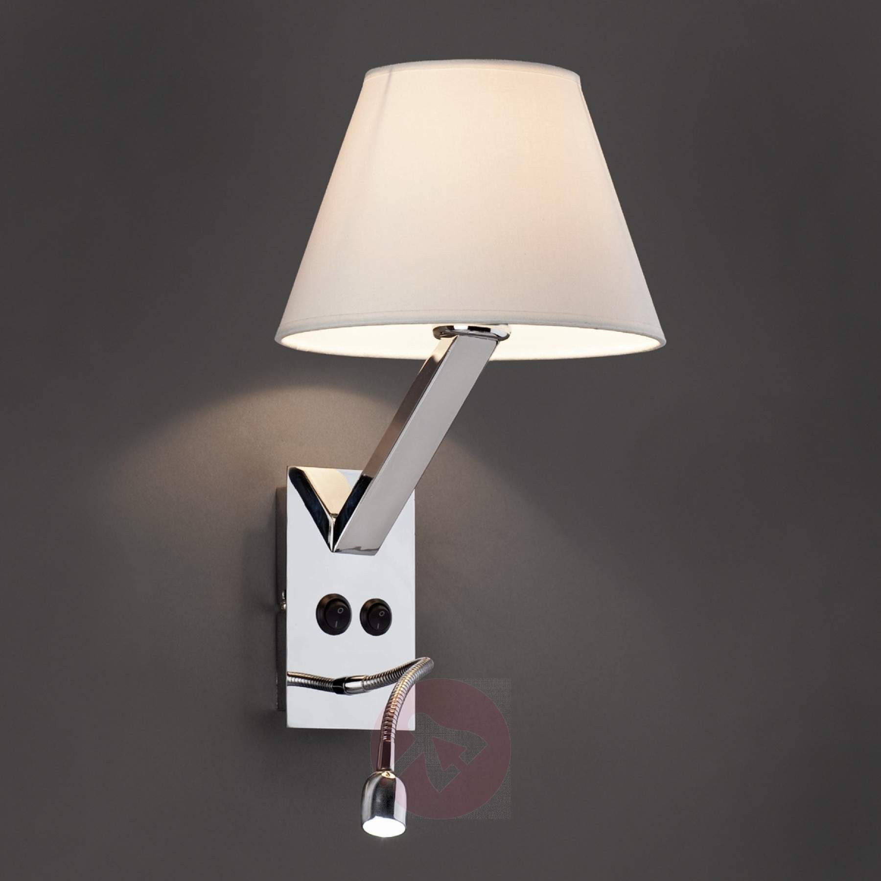 Lampe de chevet murale flexible