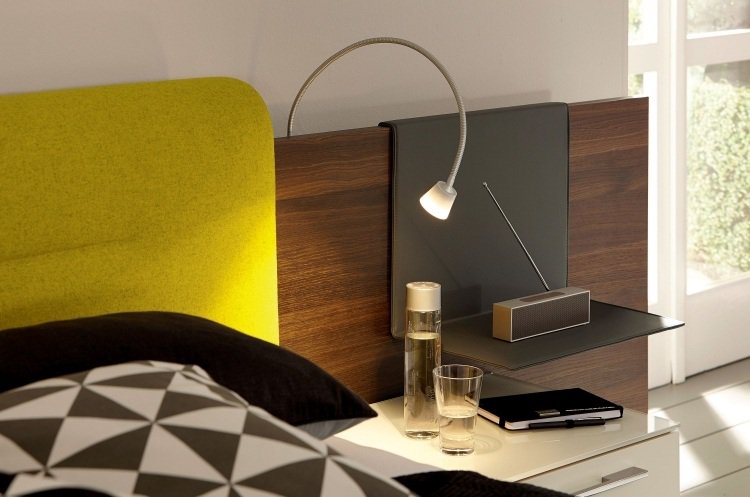 Lampe tete de lit design