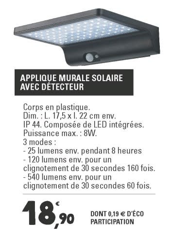 Lampadaire leclerc