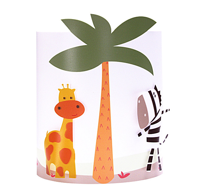 Lampe de chevet enfant savane