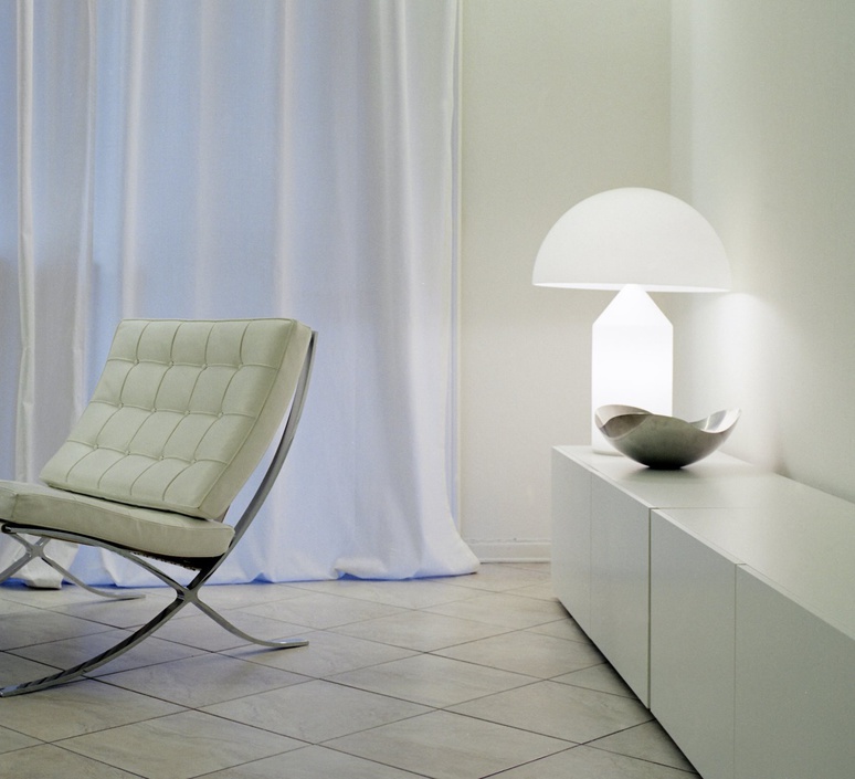 Lampe design opaline