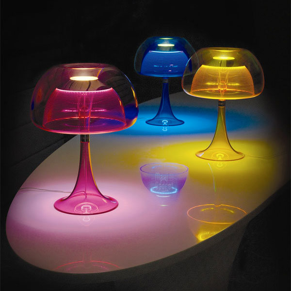 Lampe transparente design