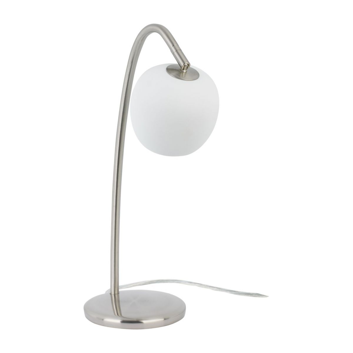 Lampe de chevet metal brosse