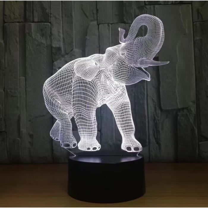 Lampe de chevet éléphant
