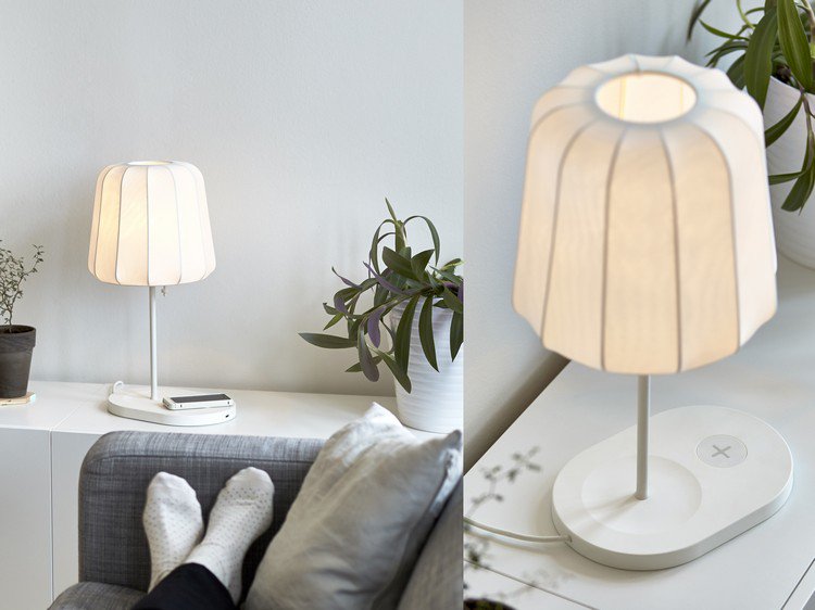 Ikea lampe de chevet chargeur