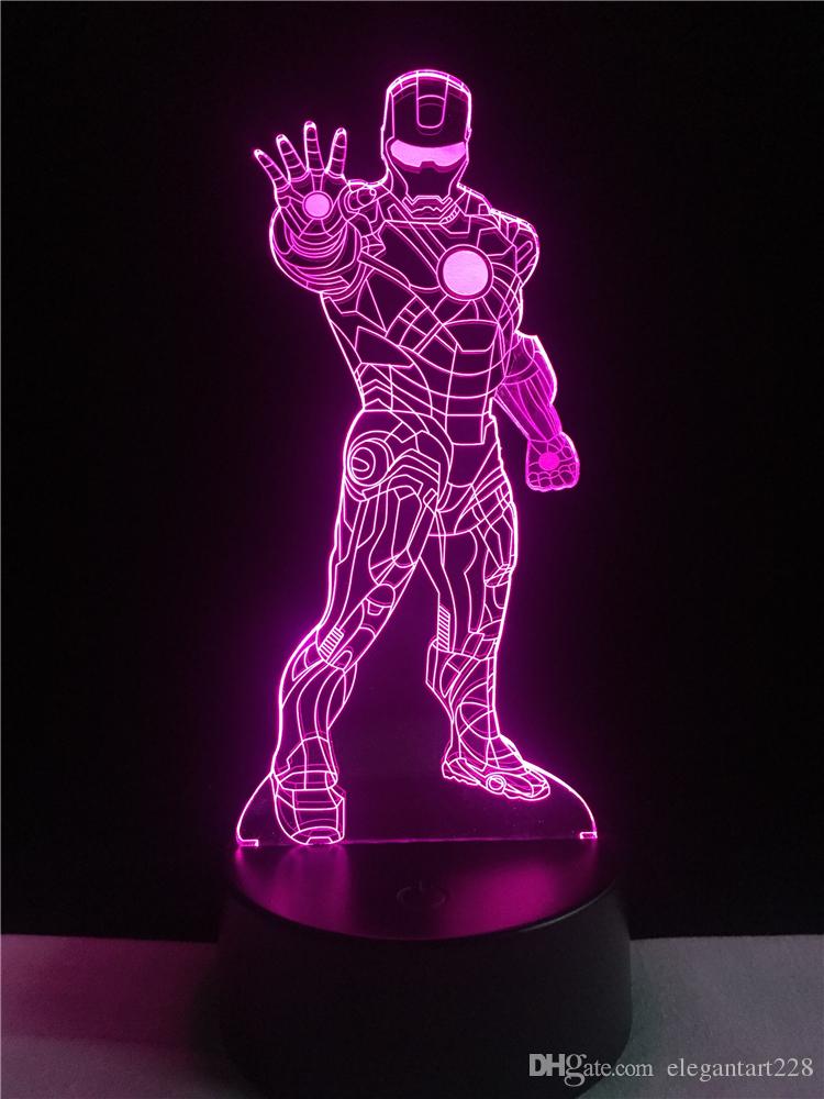 Lampe de chevet ironman