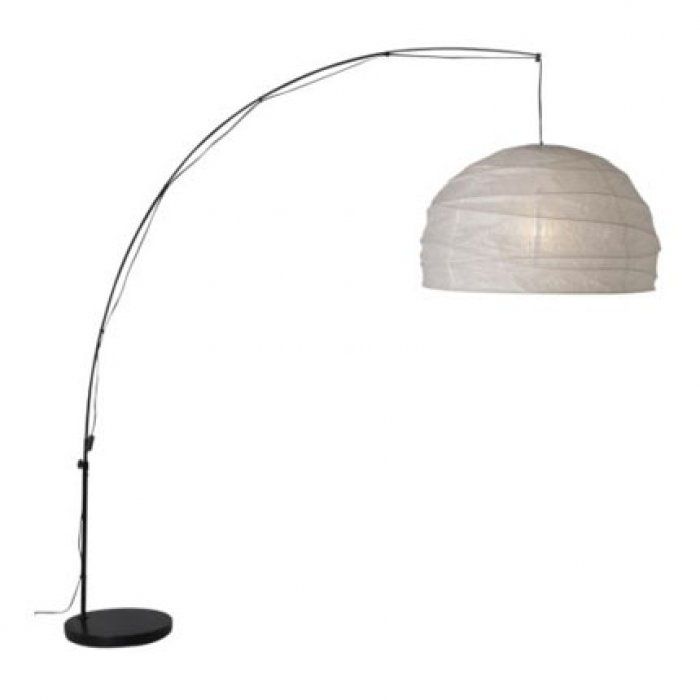 Lampadaire abat jour papier