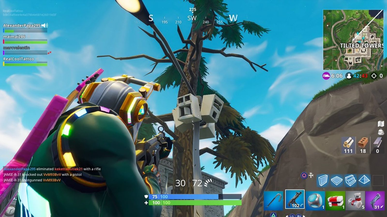 Ou se trouve les lampadaire musicaux fortnite
