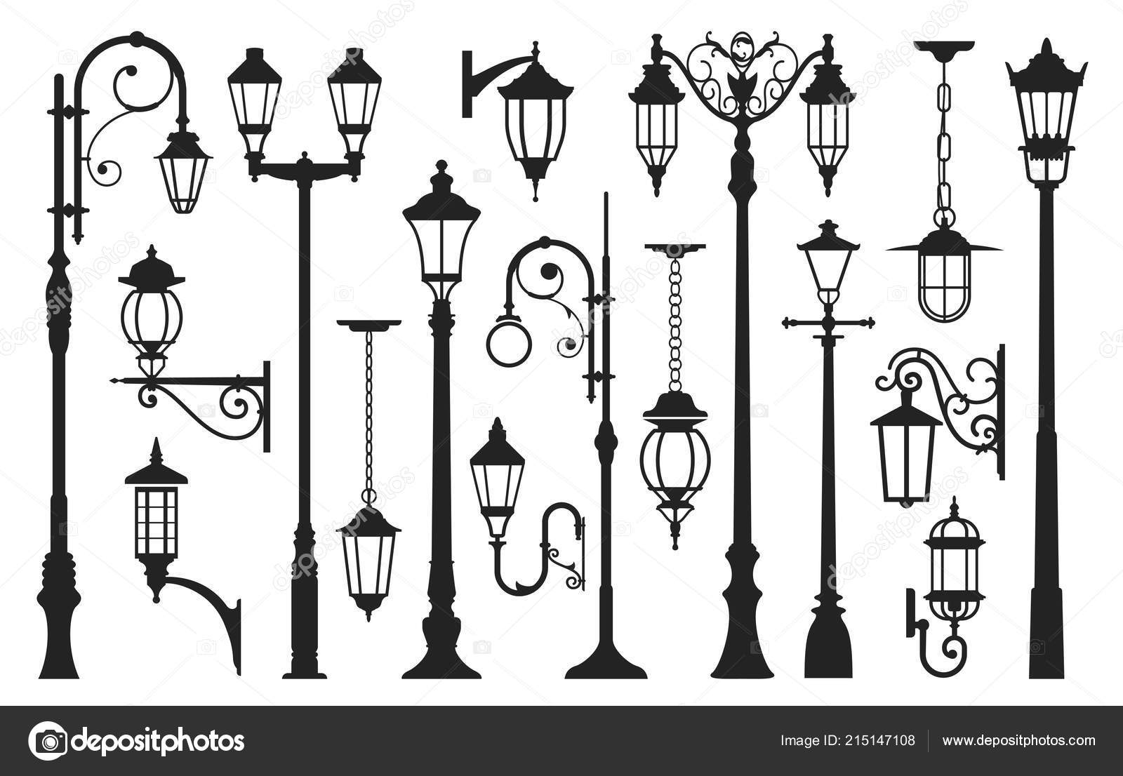 Lampadaire silhouette