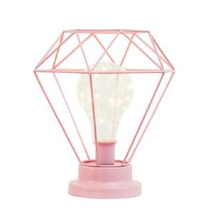 Lampe de chevet fee rose